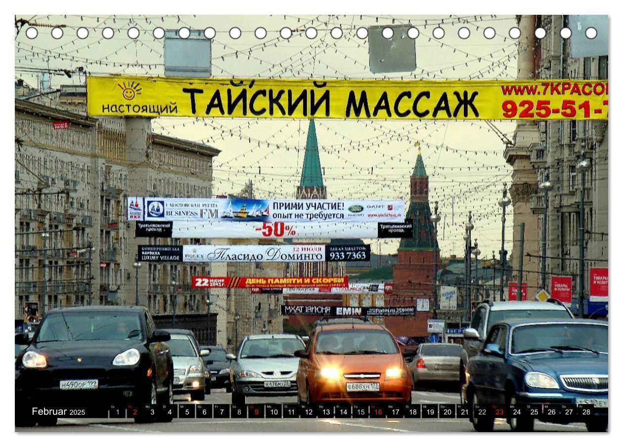 Bild: 9783435591121 | Weltmetropole Moskau (Tischkalender 2025 DIN A5 quer), CALVENDO...