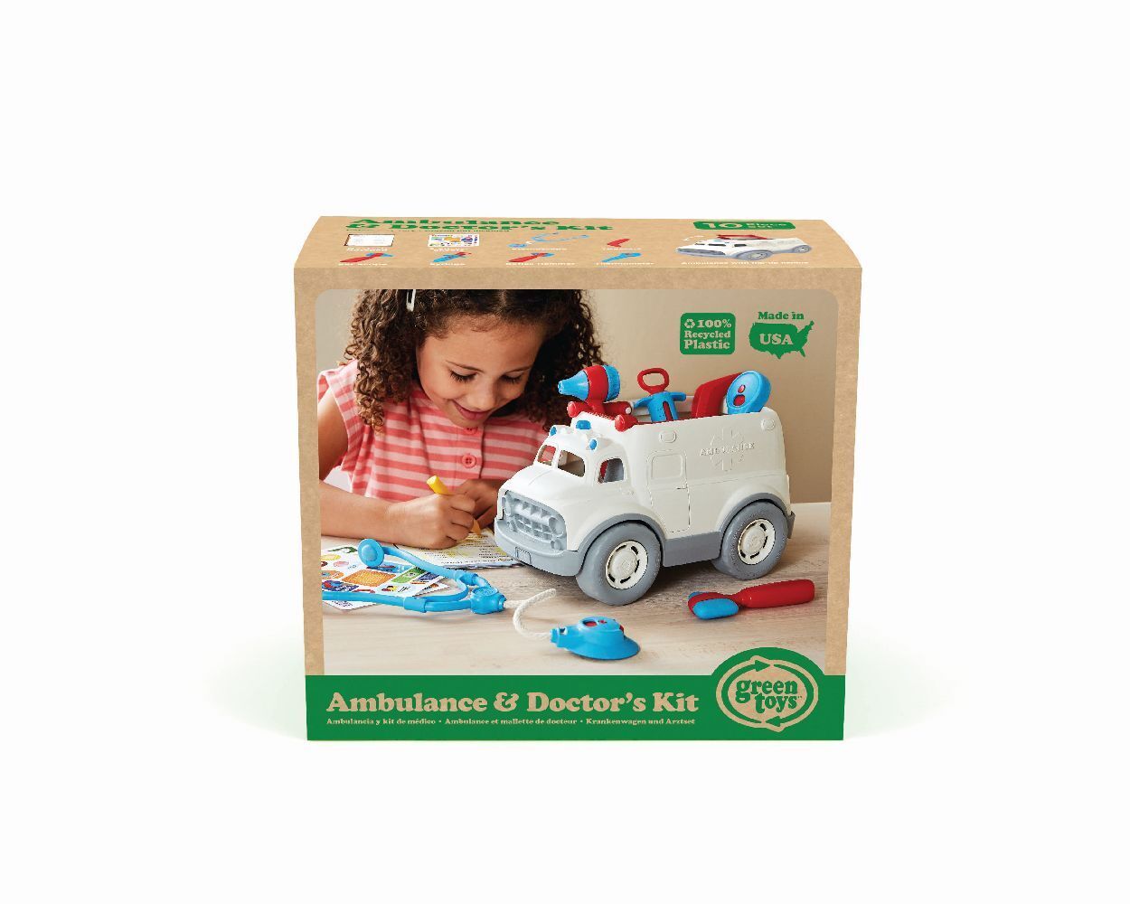 Bild: 816409013134 | GREENTOYS - Krankenwagen mit Arztausrüstung 10 Teile | Stück | 2023