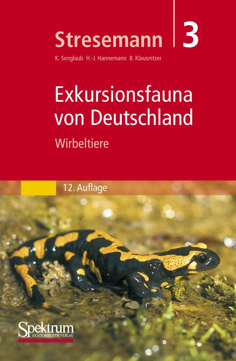 Cover: 9783827406613 | Stresemann - Exkursionsfauna von Deutschland. Band 3: Wirbeltiere | IV