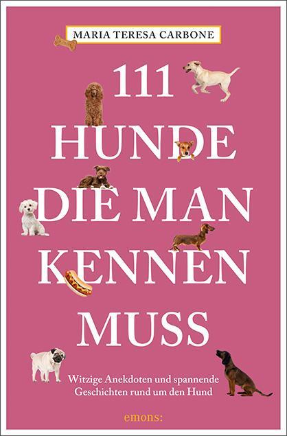 Cover: 9783740804770 | 111 Hunde, die man kennen muss | Maria Teresa Carbone | Taschenbuch