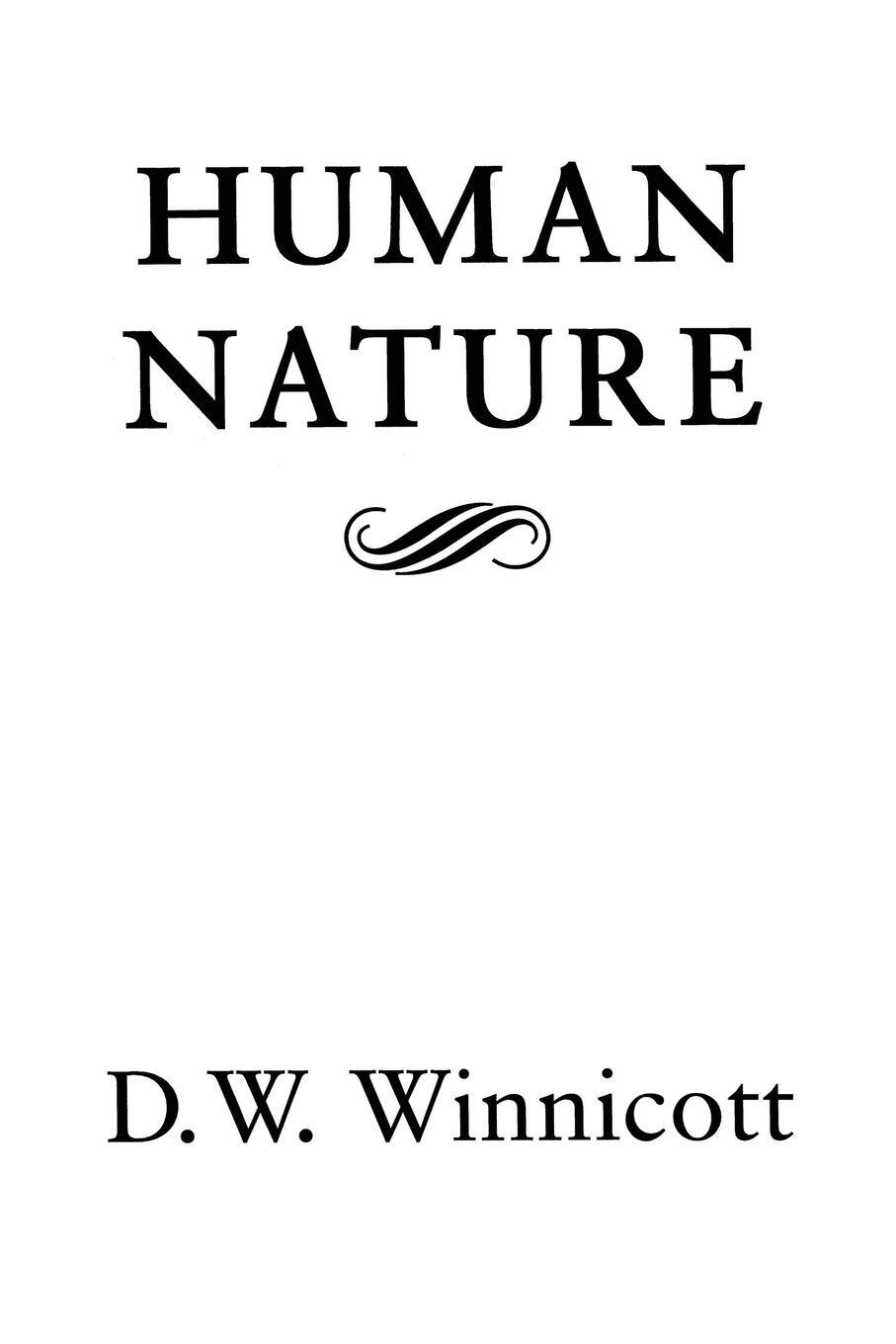 Cover: 9781138869158 | Human Nature | D. W. Winnicott | Taschenbuch | Paperback | Englisch