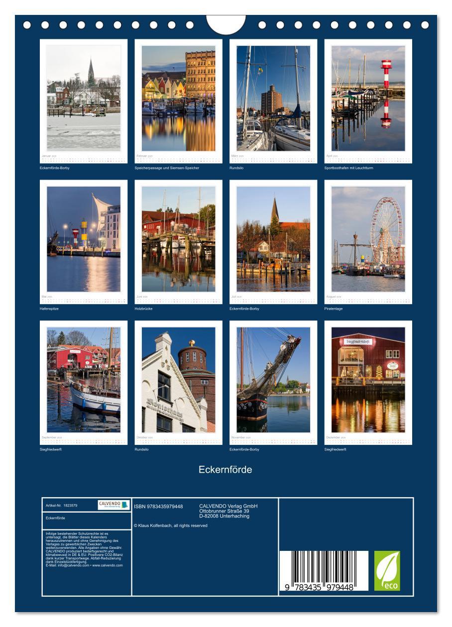 Bild: 9783435979448 | Eckernförde (Wandkalender 2025 DIN A4 hoch), CALVENDO Monatskalender