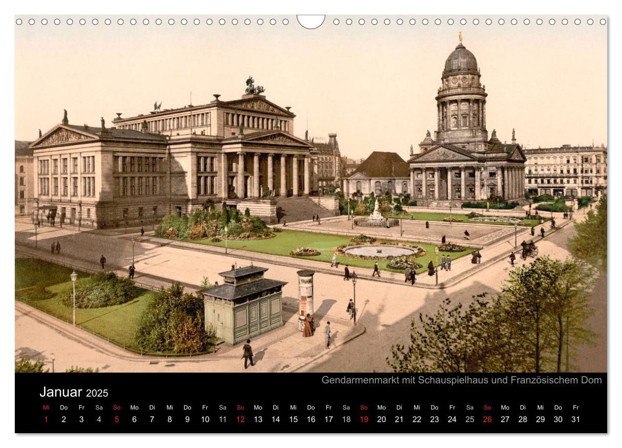 Bild: 9783435820719 | Berlin um 1900 (Wandkalender 2025 DIN A3 quer), CALVENDO...