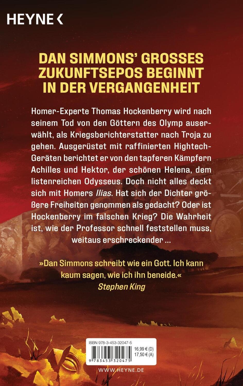 Bild: 9783453320475 | Ilium | Dan Simmons | Taschenbuch | Deutsch | 2019 | Heyne