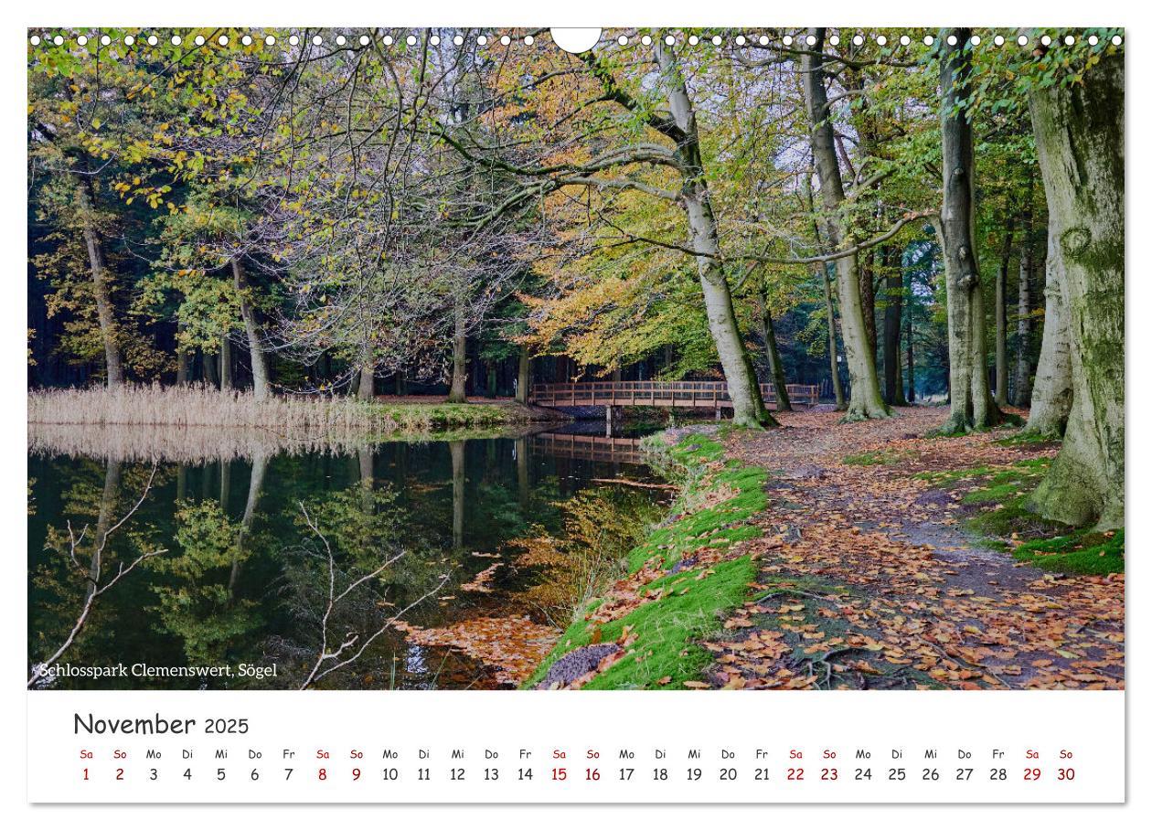 Bild: 9783457228180 | Emsland Impressionen (Wandkalender 2025 DIN A3 quer), CALVENDO...