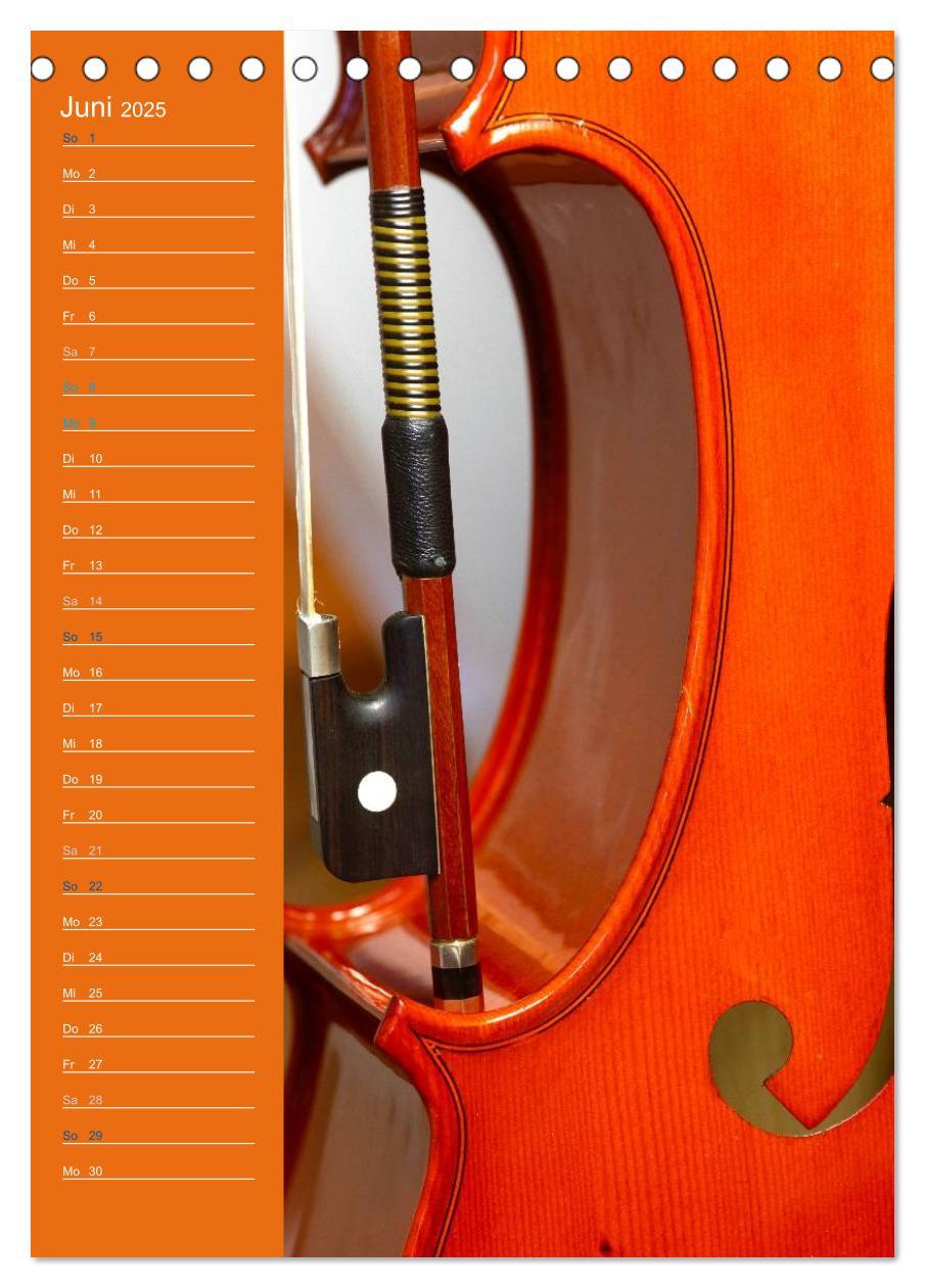 Bild: 9783457009536 | Geliebtes Cello (Tischkalender 2025 DIN A5 hoch), CALVENDO...