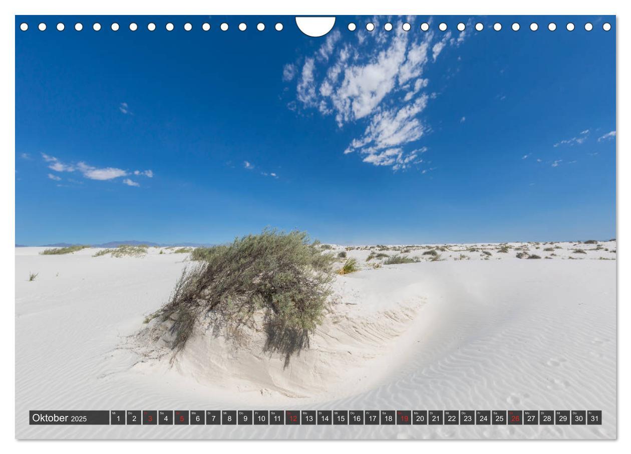 Bild: 9783435210800 | WHITE SANDS Die weiße Wüste in New Mexico (Wandkalender 2025 DIN A4...