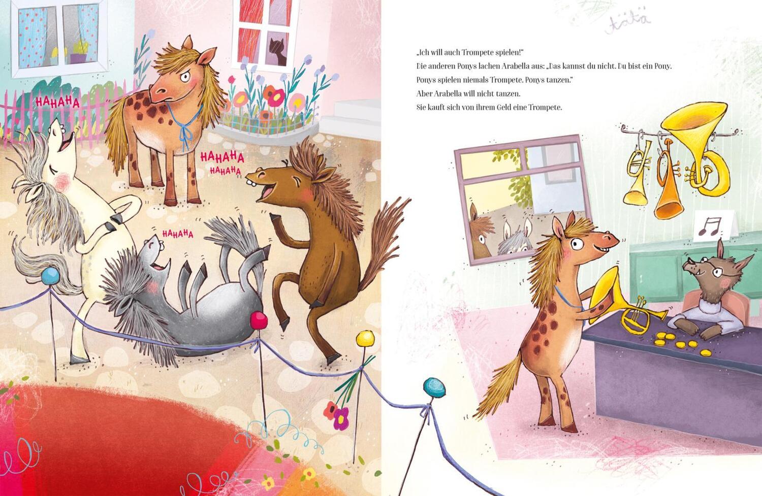 Bild: 9783551522535 | Arabella will Trompete spielen | Kerstin Hau | Buch | 32 S. | Deutsch