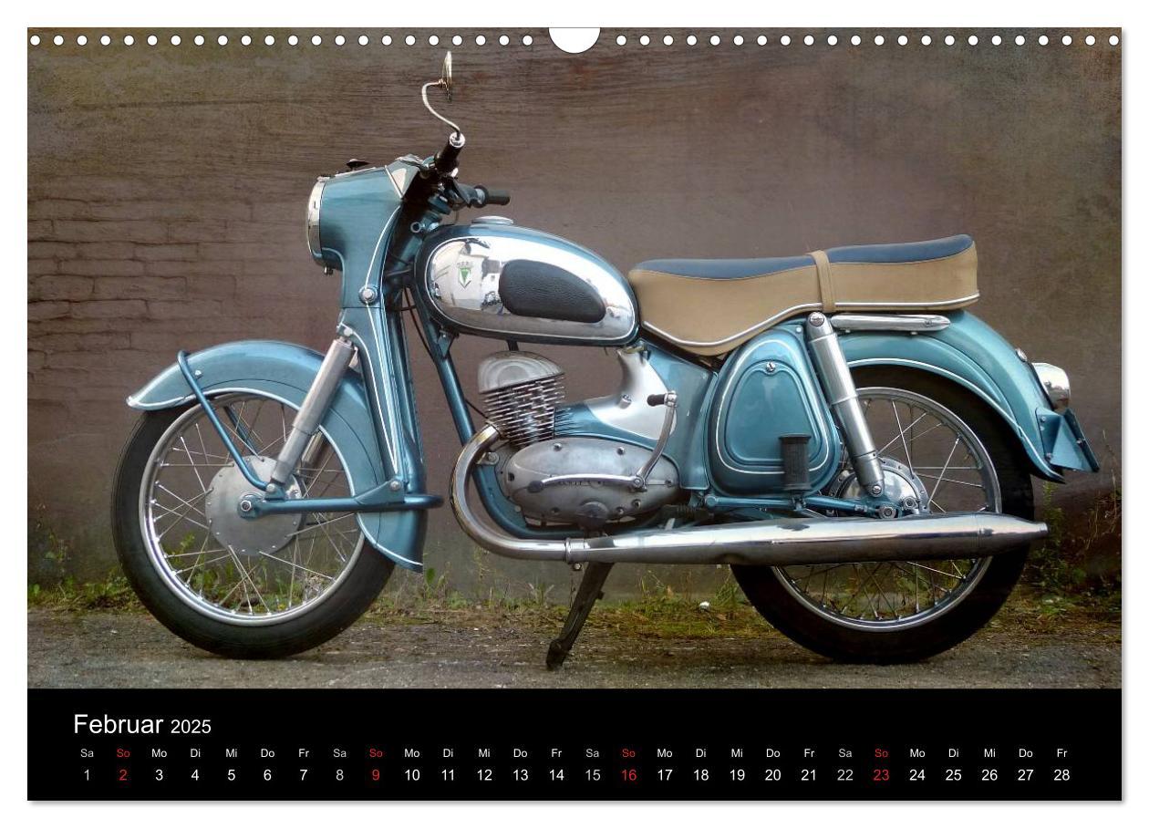 Bild: 9783435818013 | Motorrad Oldtimer (Wandkalender 2025 DIN A3 quer), CALVENDO...