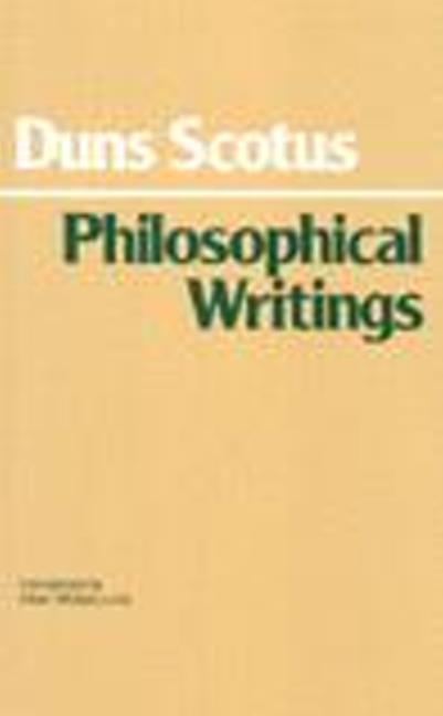 Cover: 9780872200180 | Duns Scotus: Philosophical Writings | John Duns Scotus | Taschenbuch