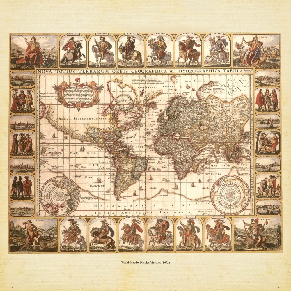 Bild: 9783959293891 | Antique Maps 2025 | Kalender 2025 | Kalender | Drahtheftung | 28 S.