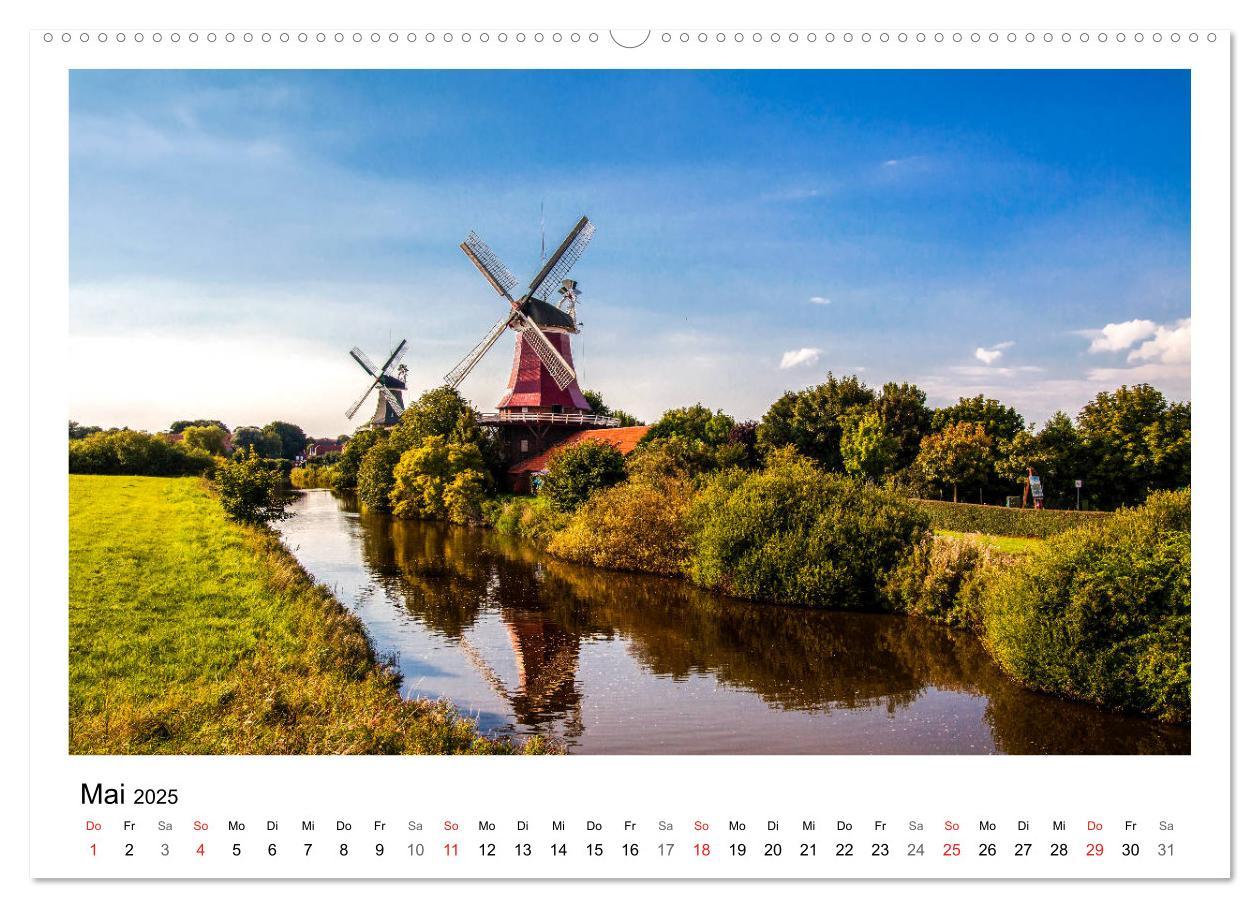 Bild: 9783435493753 | Ostfriesland - Tour (Wandkalender 2025 DIN A2 quer), CALVENDO...