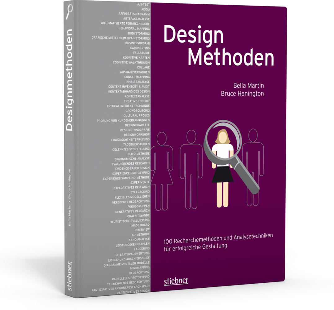 Cover: 9783830714187 | Designmethoden - 100 Recherchemethoden und Analysetechniken für...