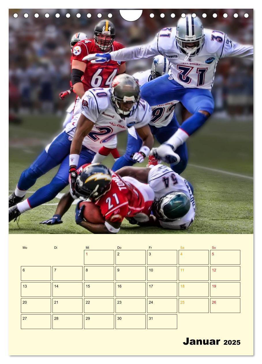 Bild: 9783457012321 | American Football, Team-Arbeit (Wandkalender 2025 DIN A4 hoch),...