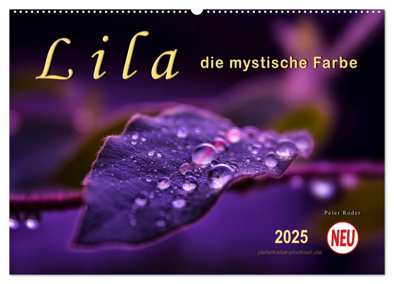 Cover: 9783435496440 | Lila - die mystische Farbe (Wandkalender 2025 DIN A2 quer),...