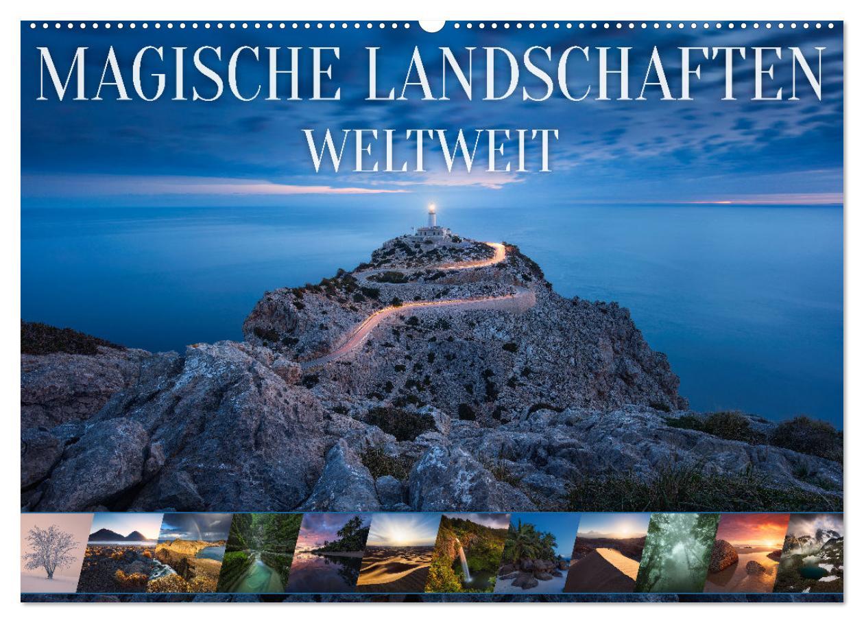 Cover: 9783383950100 | Magische Landschaften Weltweit (Wandkalender 2025 DIN A2 quer),...