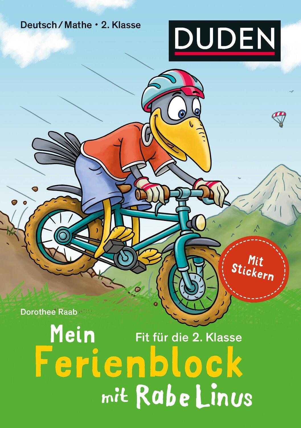 Cover: 9783411720804 | Mein Ferienblock mit Rabe Linus  Fit für die 2. Klasse | Raab | Buch