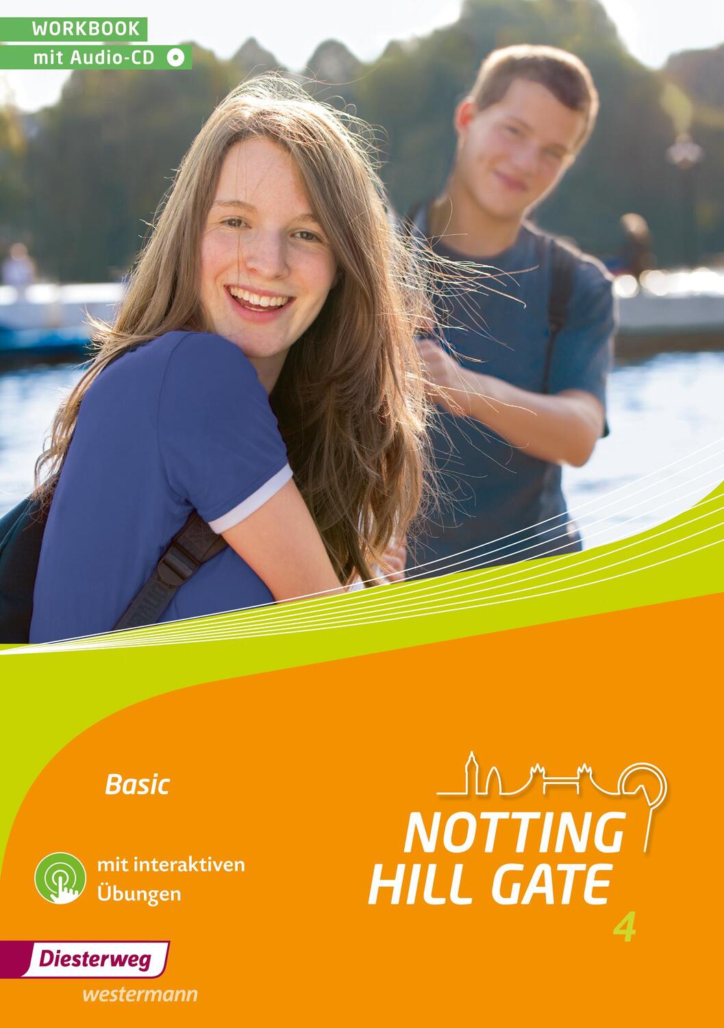 Cover: 9783141453492 | Notting Hill Gate 4. Workbook Basic mit Audio-CD und interaktiven...