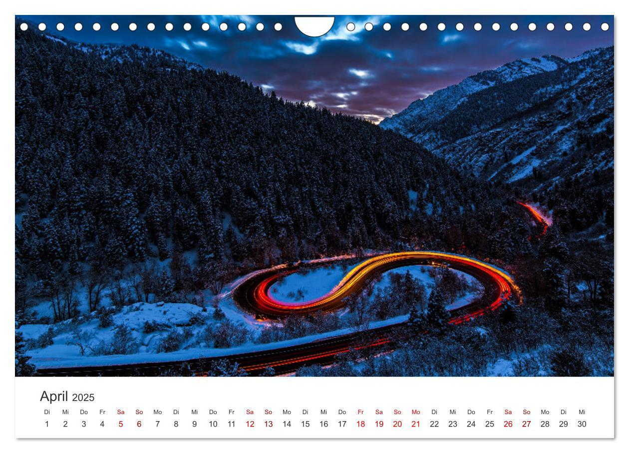 Bild: 9783435351701 | Lightpainting - Malen mit Licht und Zeit (Wandkalender 2025 DIN A4...