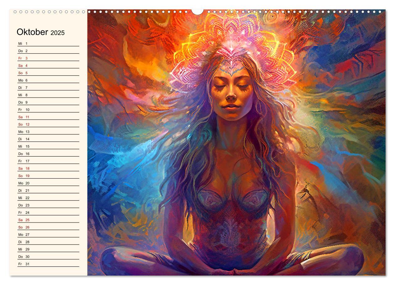 Bild: 9783383904813 | Stille, Stärke und Yoga (Wandkalender 2025 DIN A2 quer), CALVENDO...