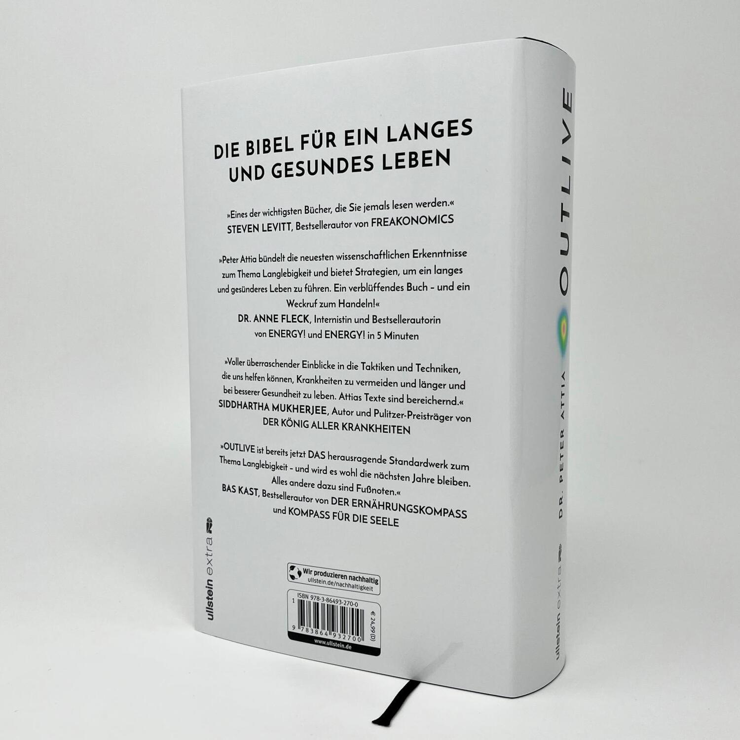 Bild: 9783864932700 | OUTLIVE | Peter Attia | Buch | 640 S. | Deutsch | 2024