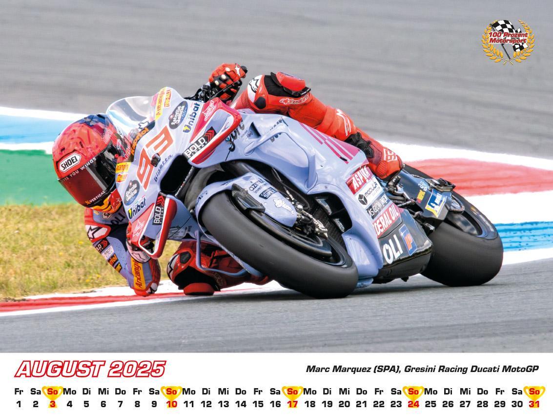 Bild: 9783948794668 | Motorrad Grand Prix Kalender 2025 | Frank Pommer | Kalender | Deutsch