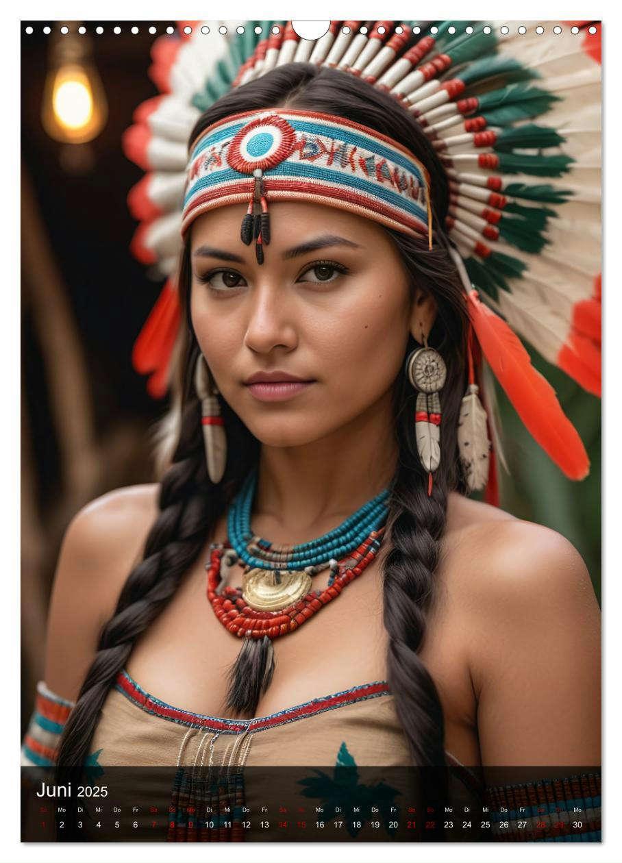 Bild: 9783383810688 | Native American Girls (Wandkalender 2025 DIN A3 hoch), CALVENDO...