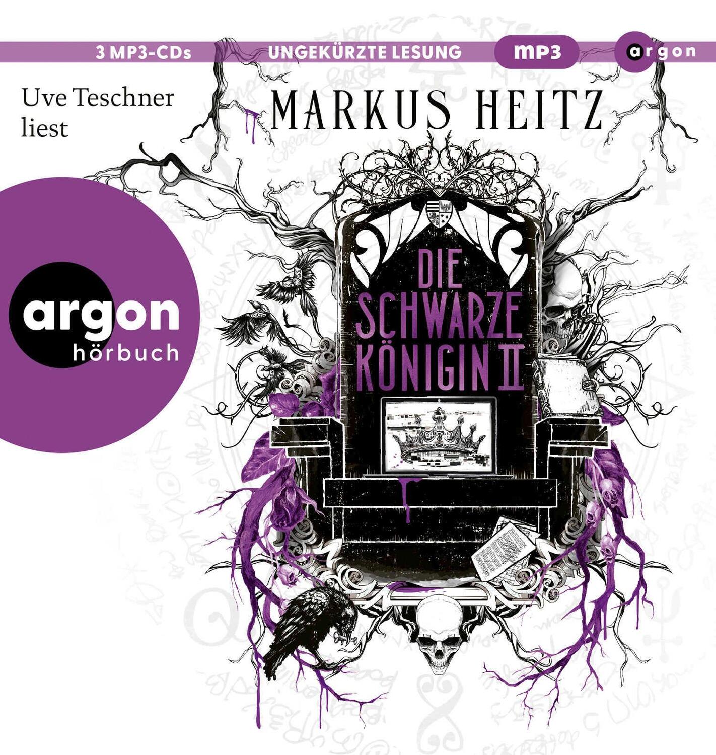 Cover: 9783839820629 | Die Schwarze Königin | Markus Heitz | MP3 | 3 Audio-CDs | Deutsch