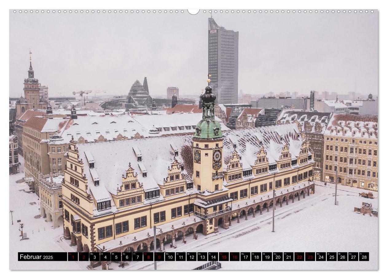 Bild: 9783383988356 | Leipzig von Oben 2025 (Wandkalender 2025 DIN A2 quer), CALVENDO...