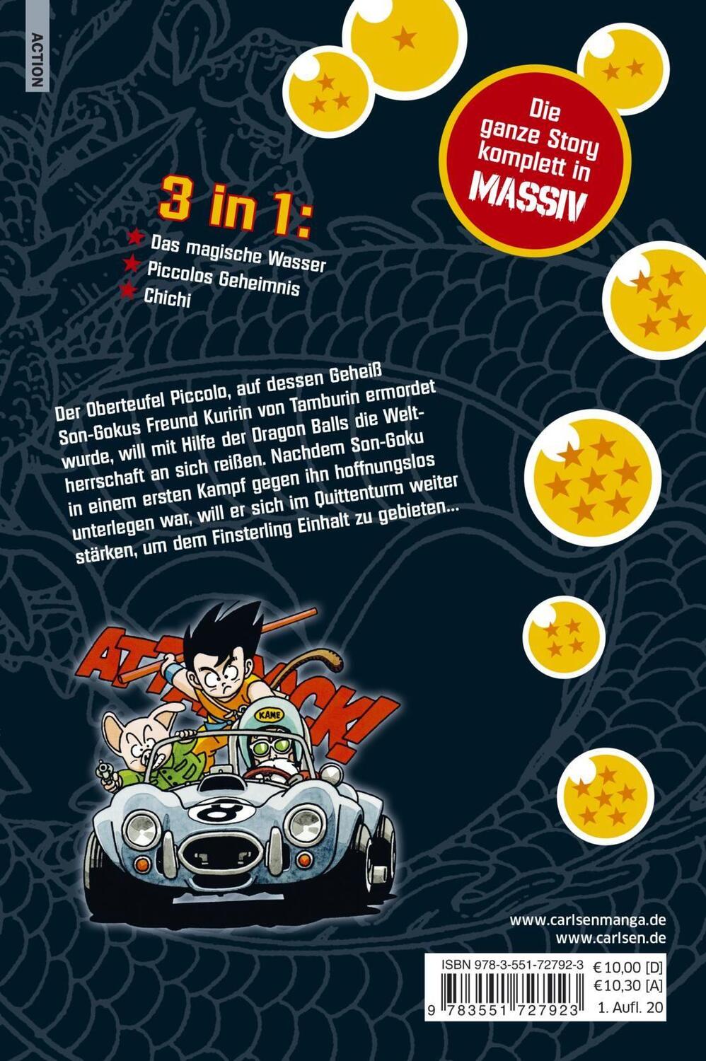 Rückseite: 9783551727923 | Dragon Ball Massiv 5 | Die Originalserie als 3-in-1-Edition! | Buch