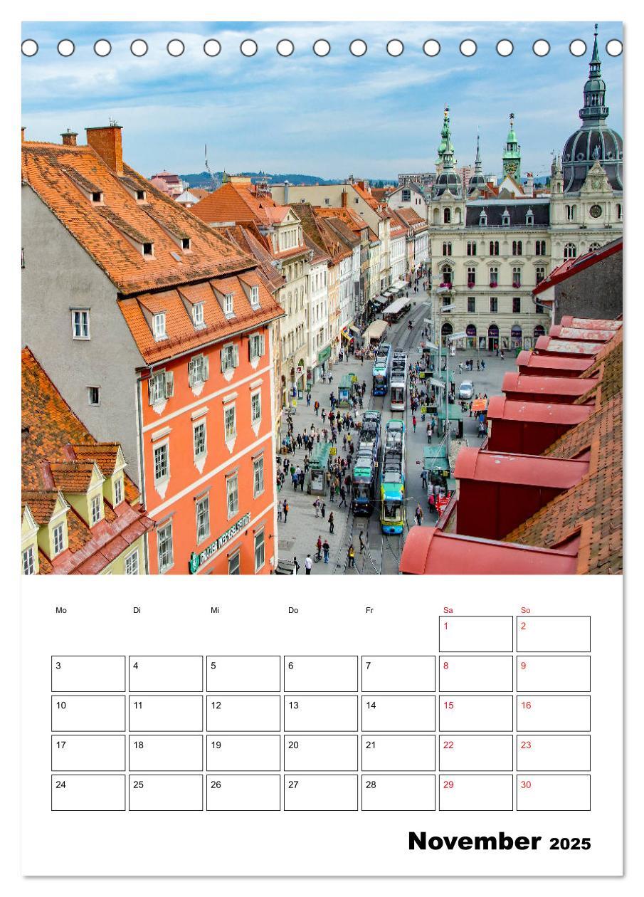 Bild: 9783435970070 | Graz - faszinierende Stadt (Tischkalender 2025 DIN A5 hoch),...