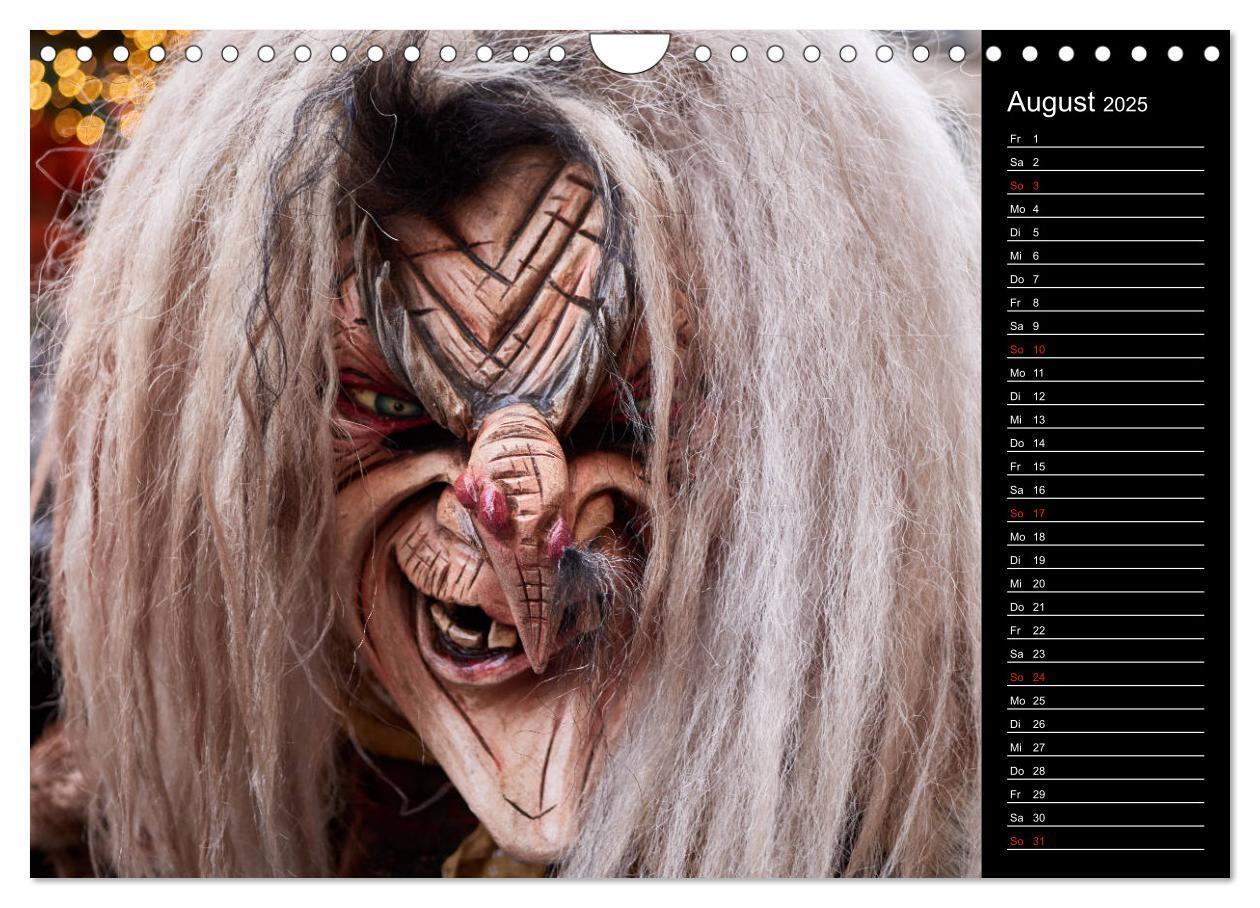 Bild: 9783435175390 | Krampus Kalender 2025 (Wandkalender 2025 DIN A4 quer), CALVENDO...