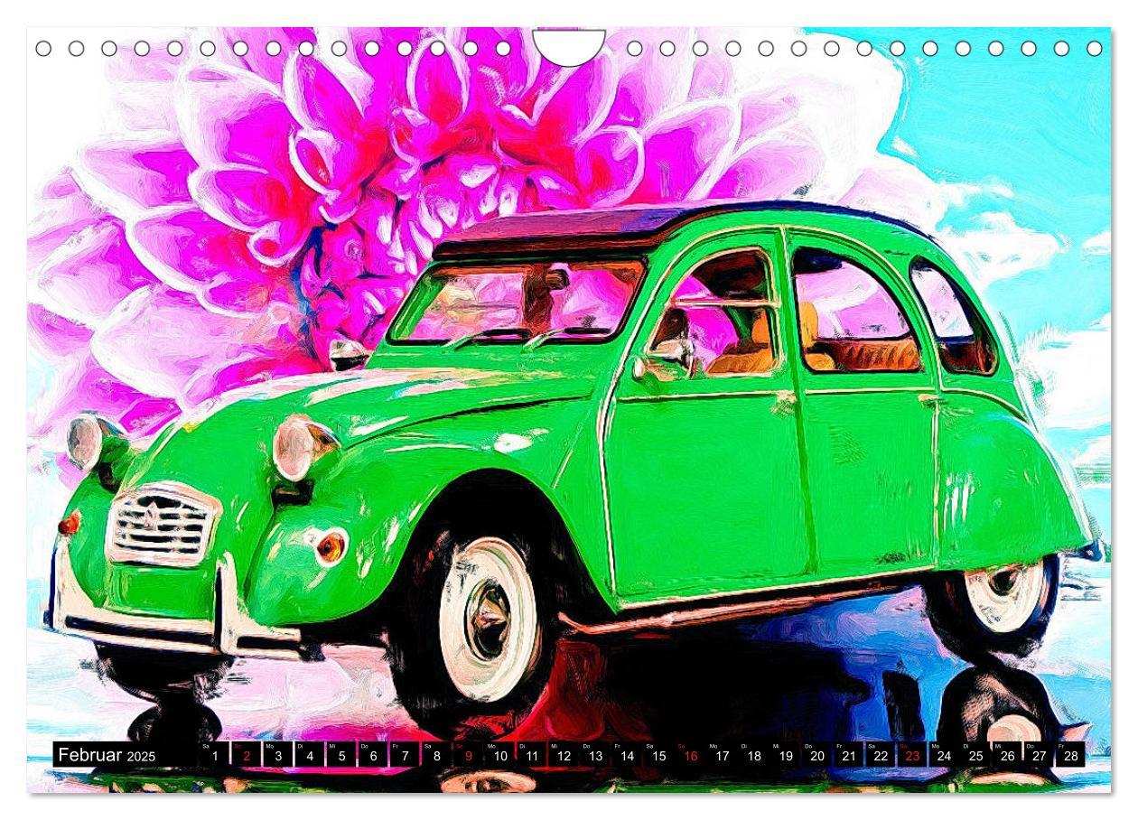 Bild: 9783435281763 | 70 Jahre 2CV (Wandkalender 2025 DIN A4 quer), CALVENDO Monatskalender