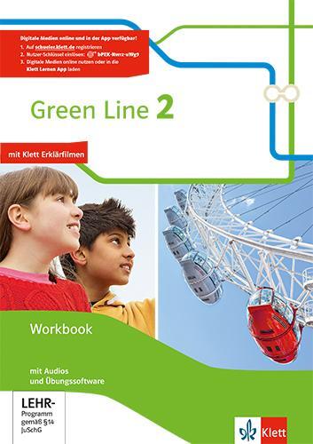 Cover: 9783128342283 | Green Line 2. Workbook mit Audios und Übungssoftware Klasse 6 | Harper