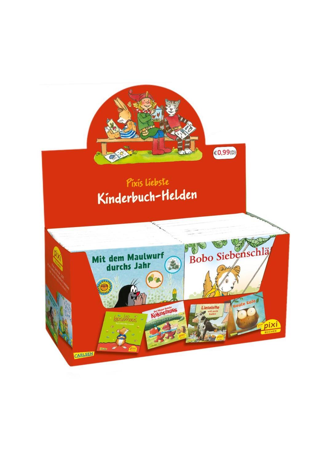 Bild: 9783551052971 | Pixi-Box 297: Pixis liebste Kinderbuch-Helden (8x8 Exemplare) | 2024