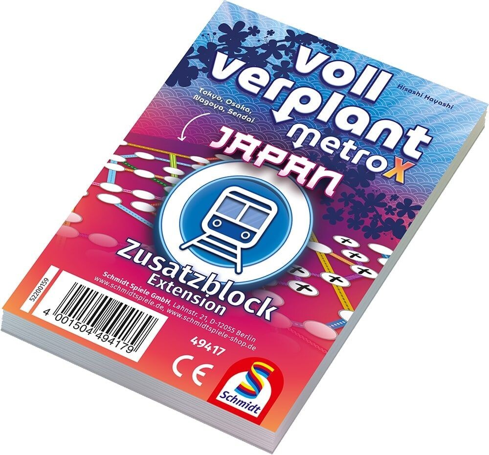 Cover: 4001504494179 | Voll verplant, Zusatzblock Japan | Familienspiele Klein &amp; Fein | Spiel