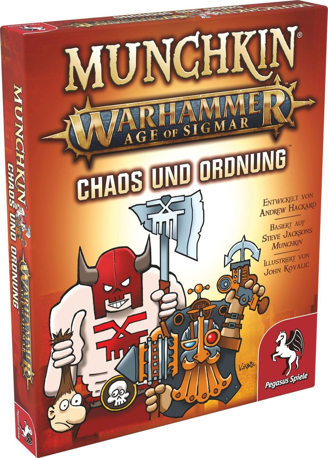 Bild: 4250231726965 | Munchkin Warhammer Age of Sigmar: Chaos & Ordnung [Erweiterung] | 2021