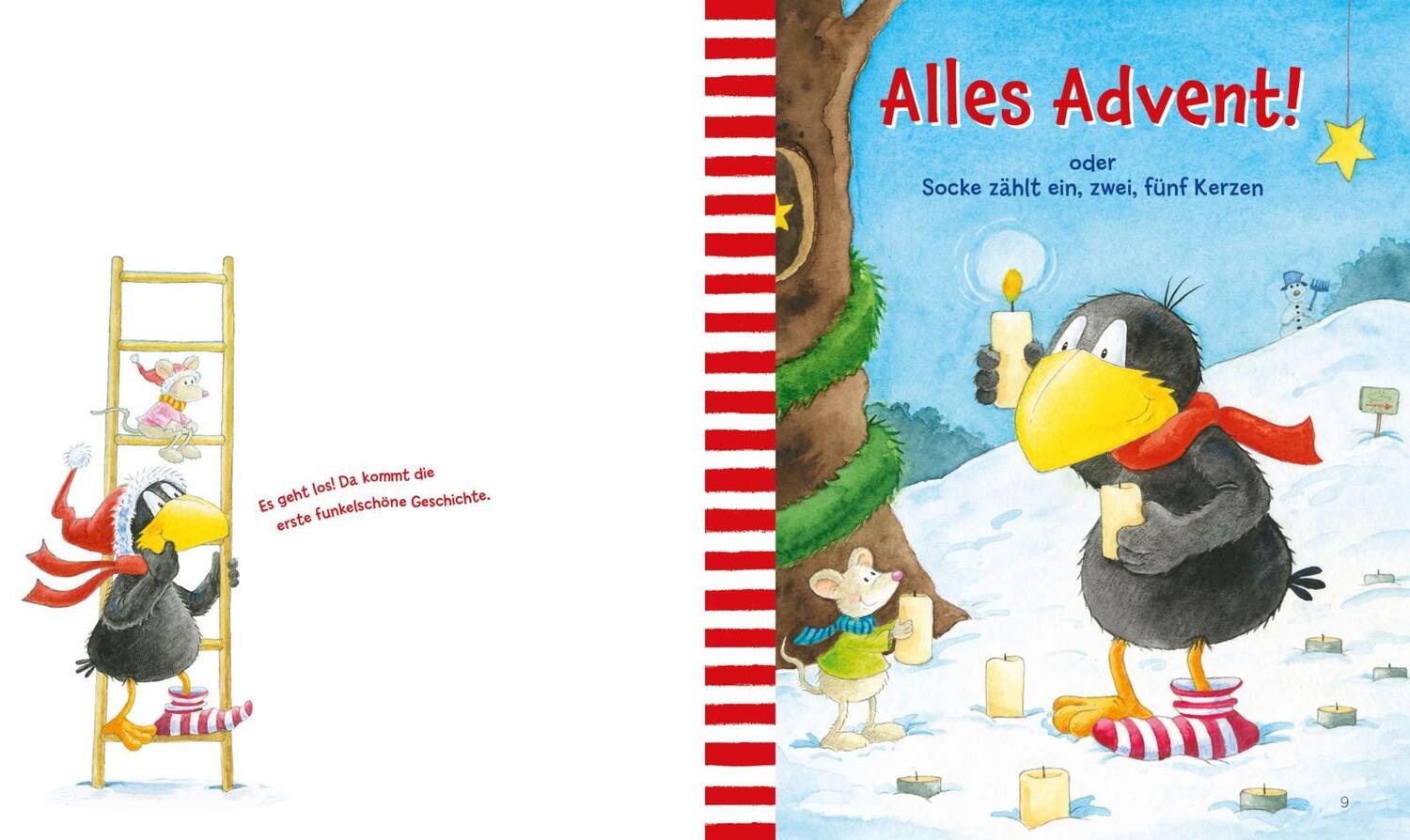 Bild: 9783480238019 | Der kleine Rabe Socke: Bald ist Weihnachten! | Nele Moost | Buch