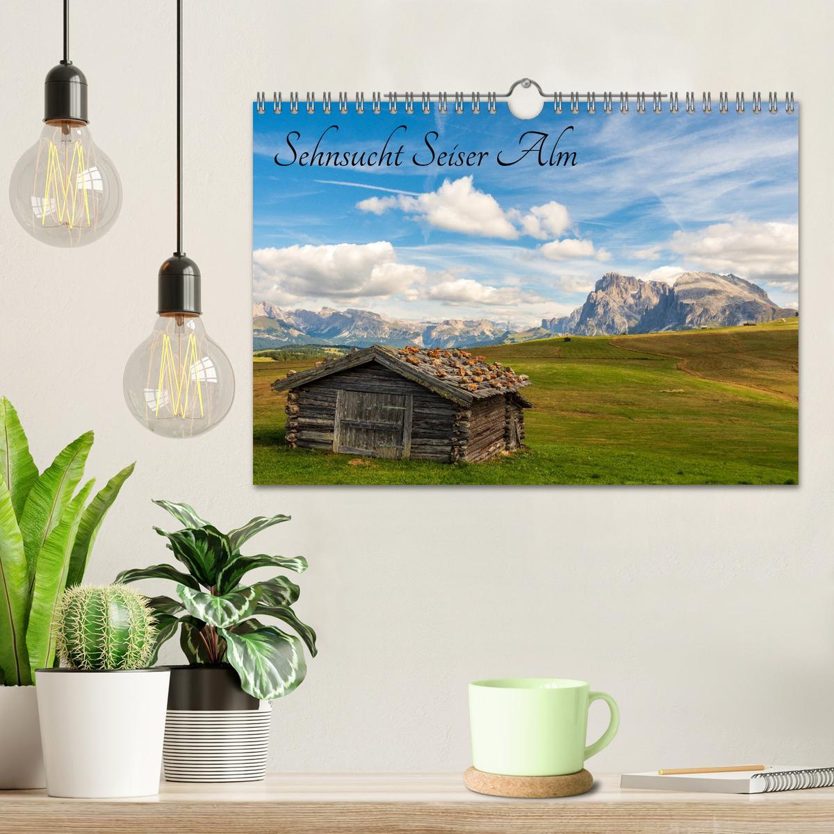 Bild: 9783435127368 | Sehnsucht Seiser Alm (Wandkalender 2025 DIN A4 quer), CALVENDO...