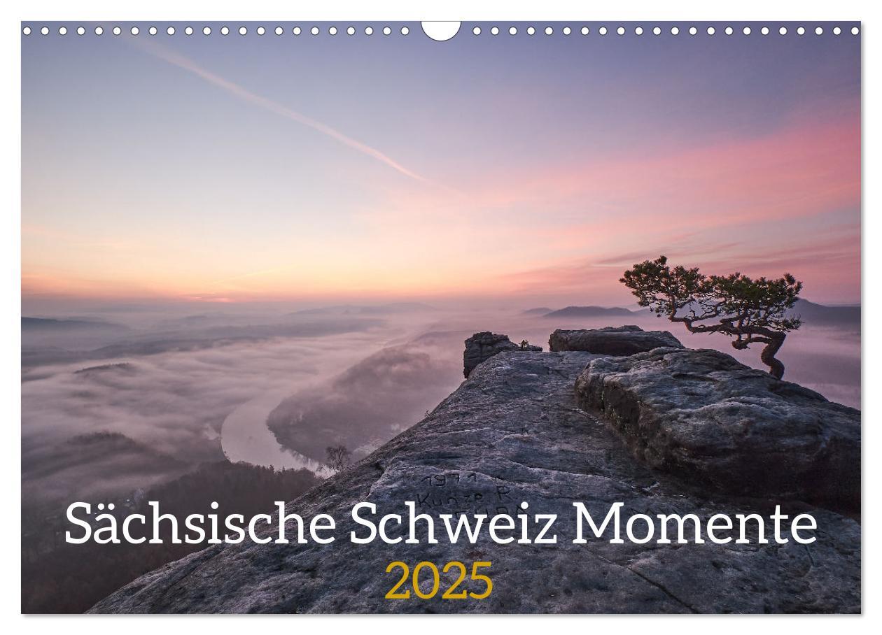 Cover: 9783383925290 | Sächsische Schweiz Momente 2025 (Wandkalender 2025 DIN A3 quer),...