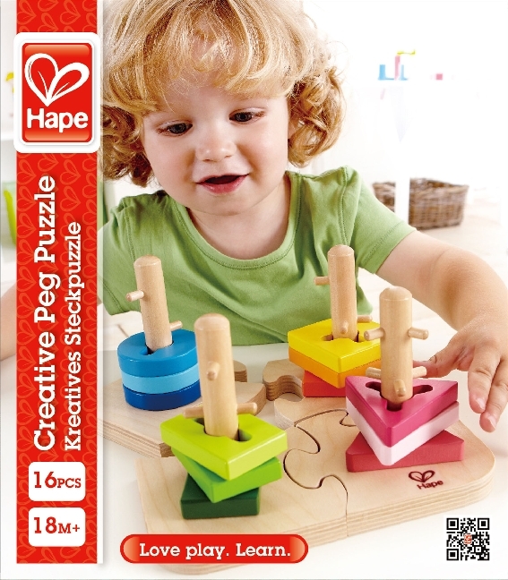 Cover: 6943478002586 | Hape Kreatives Steckpuzzle (Kinderpuzzle) | E0411 | 2018