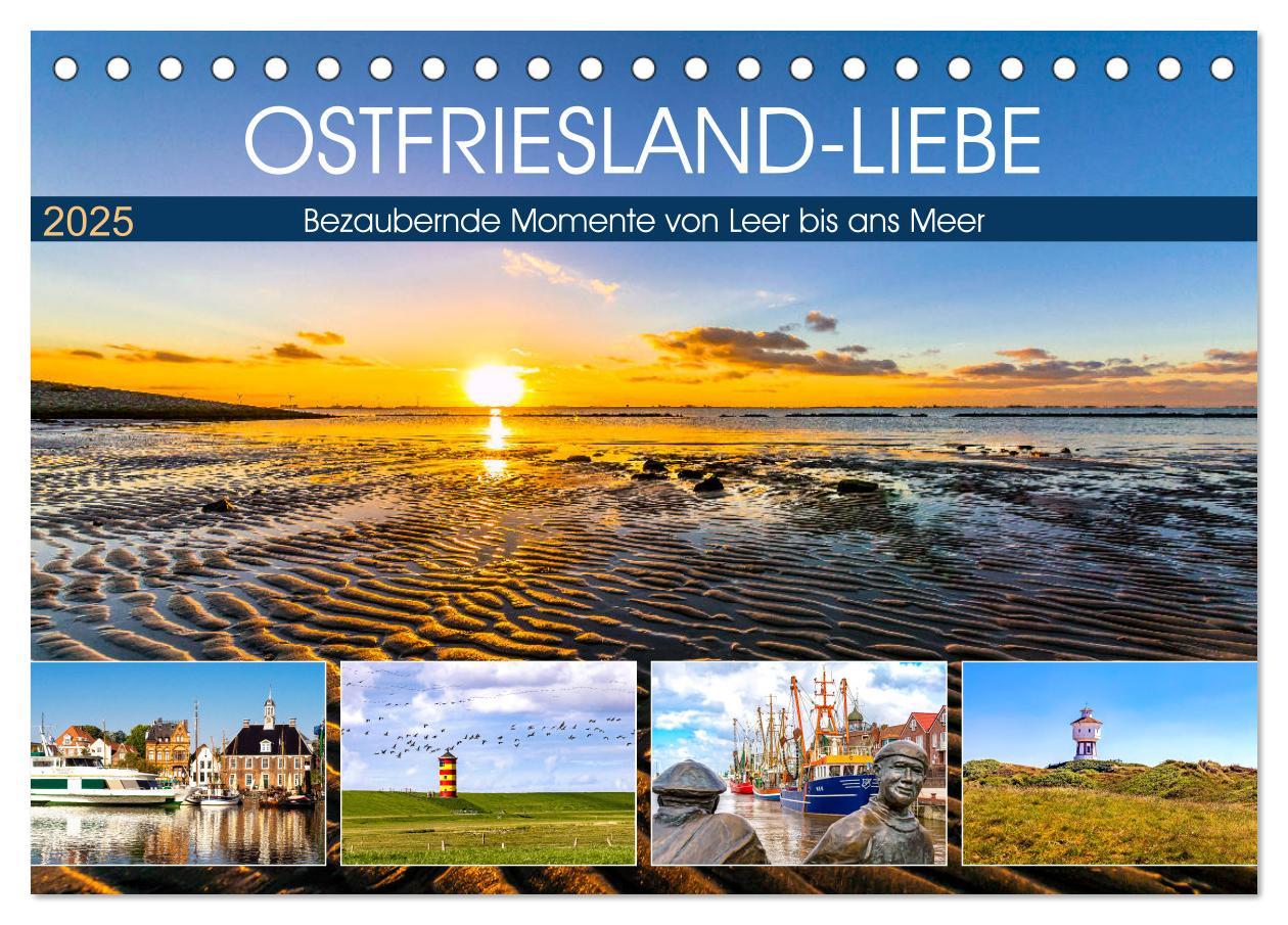 Cover: 9783435166831 | OSTFRIESLAND-LIEBE (Tischkalender 2025 DIN A5 quer), CALVENDO...