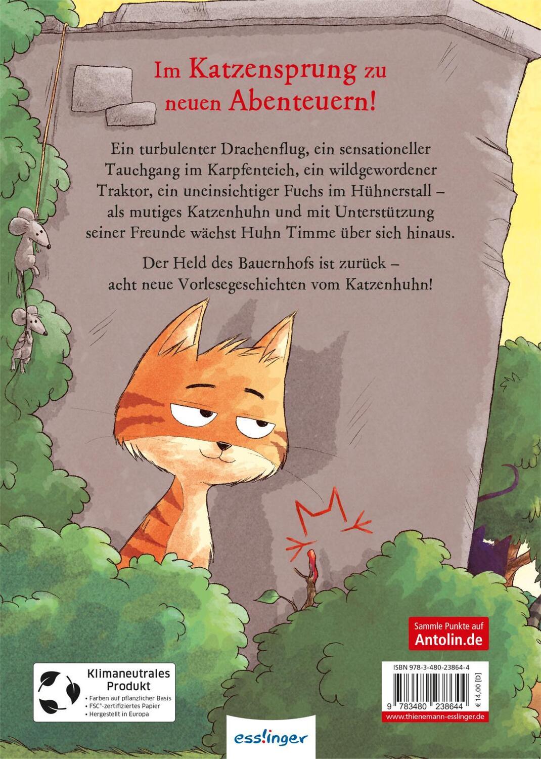 Rückseite: 9783480238644 | Das Katzenhuhn 2: Abenteuer von einem sehr besonderen Bauernhof | Buch