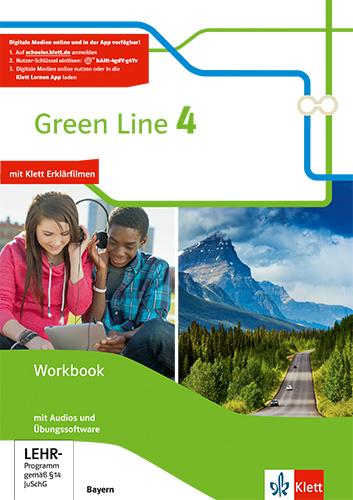 Cover: 9783128030463 | Green Line 4. Ausgabe Bayern. Workbook mit Audio-CD und...