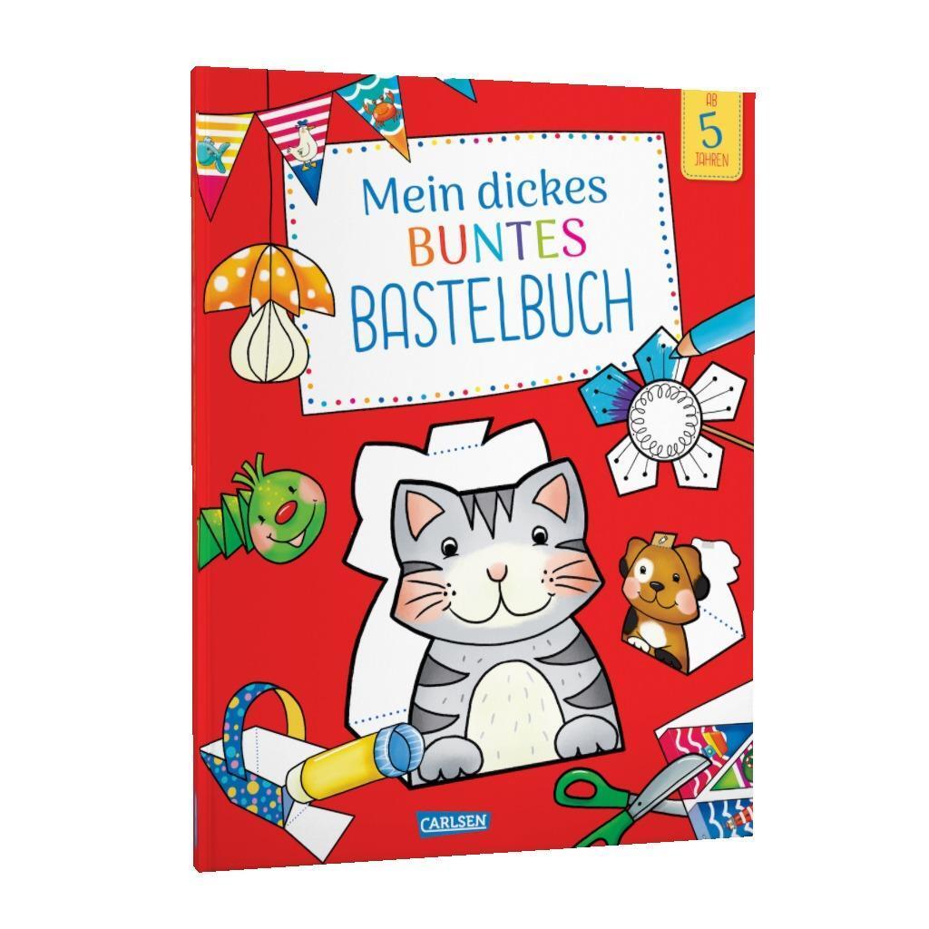 Bild: 9783551190802 | Mein dickes buntes Bastelbuch | Silke Reimers | Taschenbuch | 128 S.