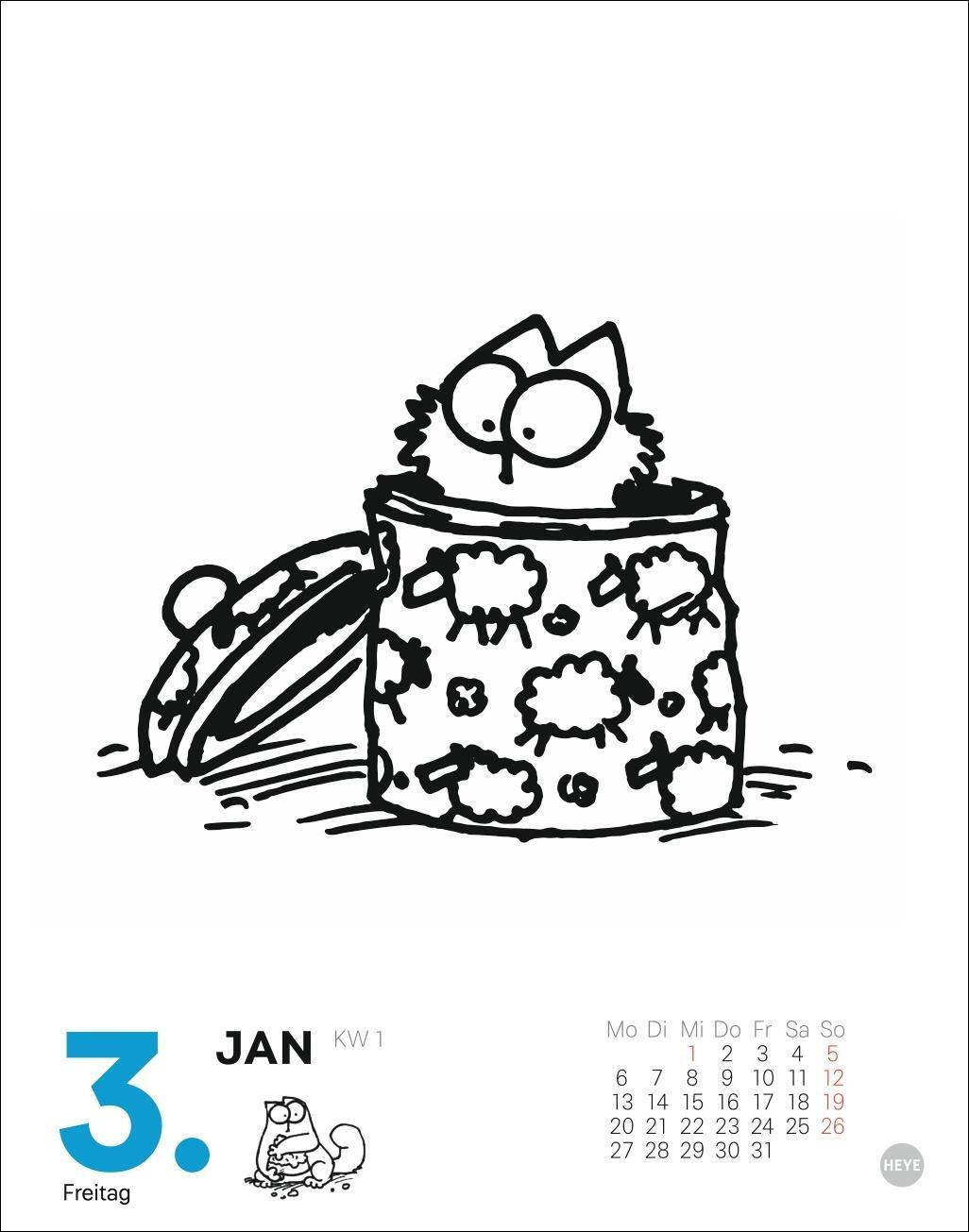 Bild: 9783756406289 | Simons Katze Tagesabreißkalender 2025 | Simon Tofield | Kalender