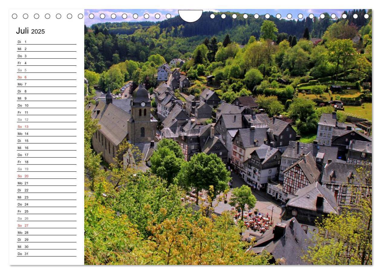 Bild: 9783435543090 | Eine Perle in der Eifel - Monschau (Wandkalender 2025 DIN A4 quer),...