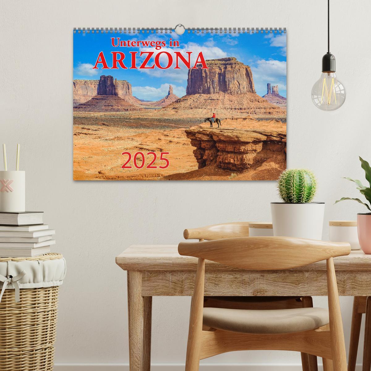 Bild: 9783383796555 | Unterwegs in ARIZONA (Wandkalender 2025 DIN A3 quer), CALVENDO...