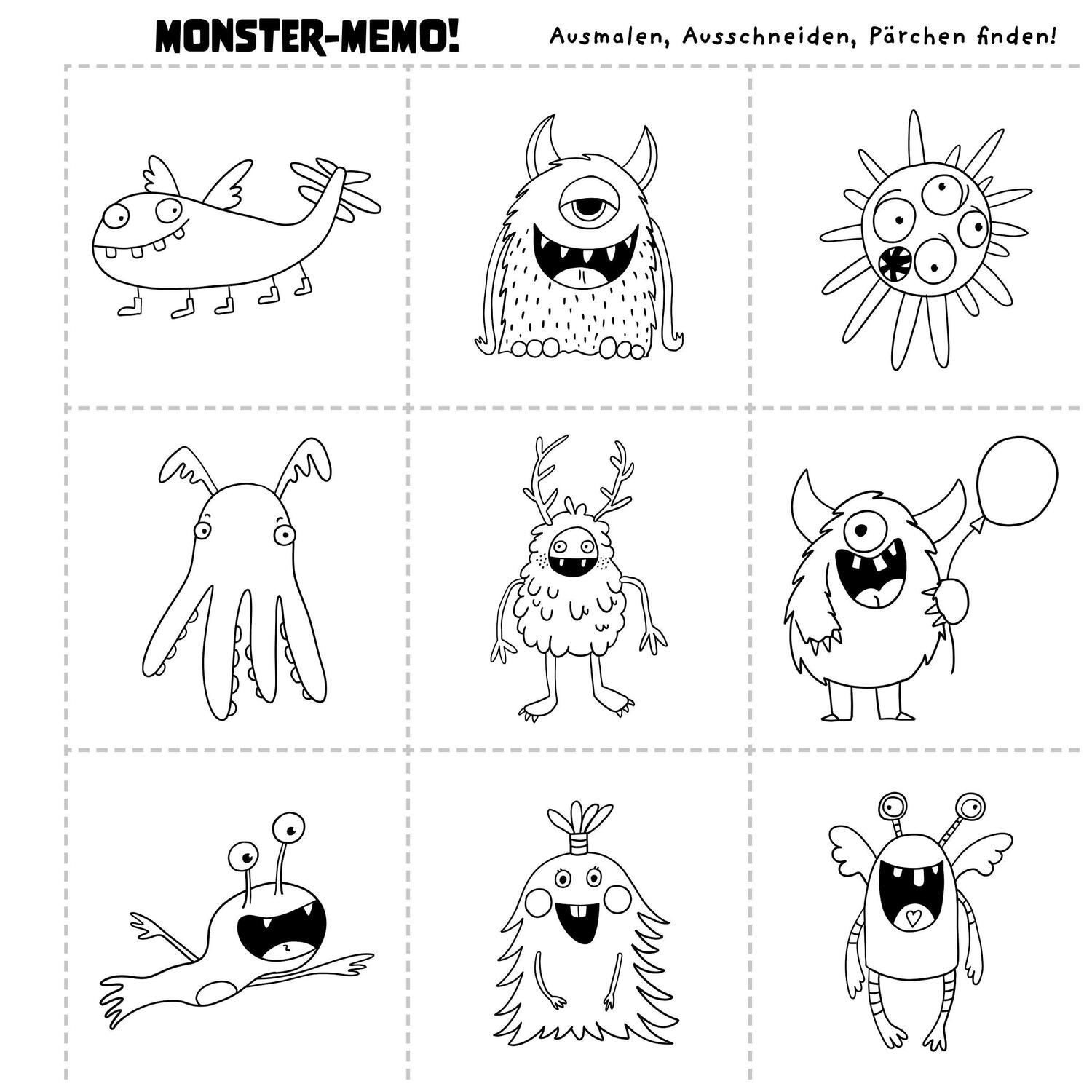 Bild: 9783945711255 | Monster-Alarm! Das schaurig-schöne Monster-Malbuch für Kinder ab 3...