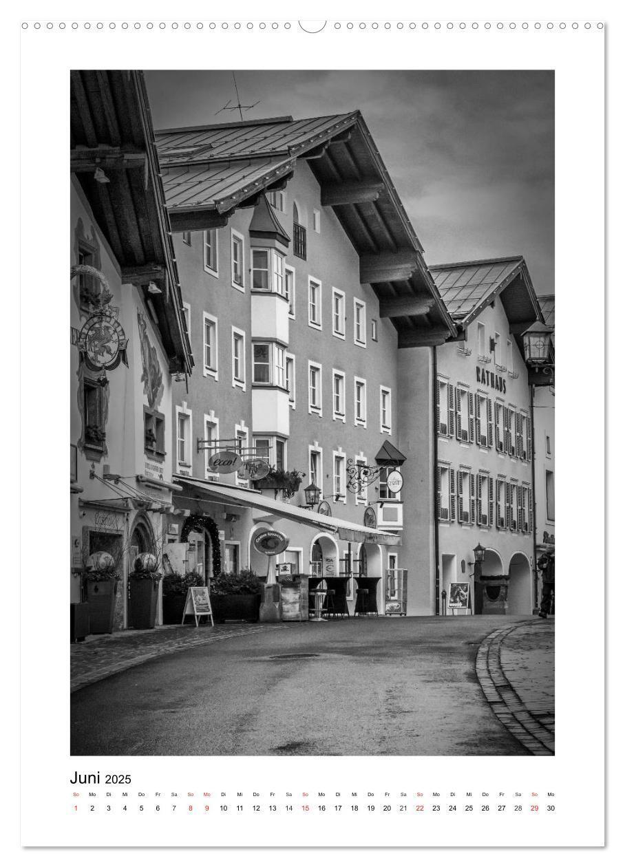 Bild: 9783435999613 | Kitzbühel Monochrom (hochwertiger Premium Wandkalender 2025 DIN A2...